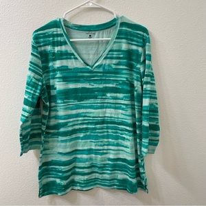 Great northwest long sleeve shirt green large